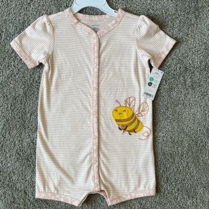 NWT Carter’s Baby Girl Bumble Bee One Piece - size 24 months